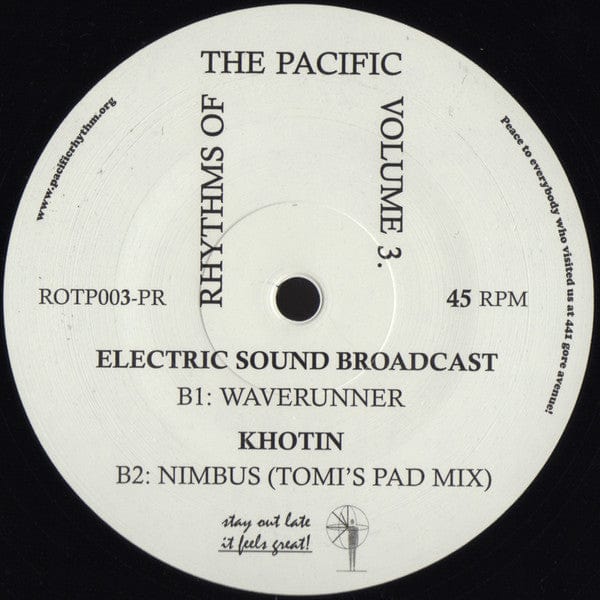 Various - Rhythms Of The Pacific Volume 3. (12") Pacific Rhythm Vinyl