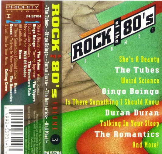 Various - Rock Of The 80's Volume 3 (Cassette) Priority Records Cassette 049925370447