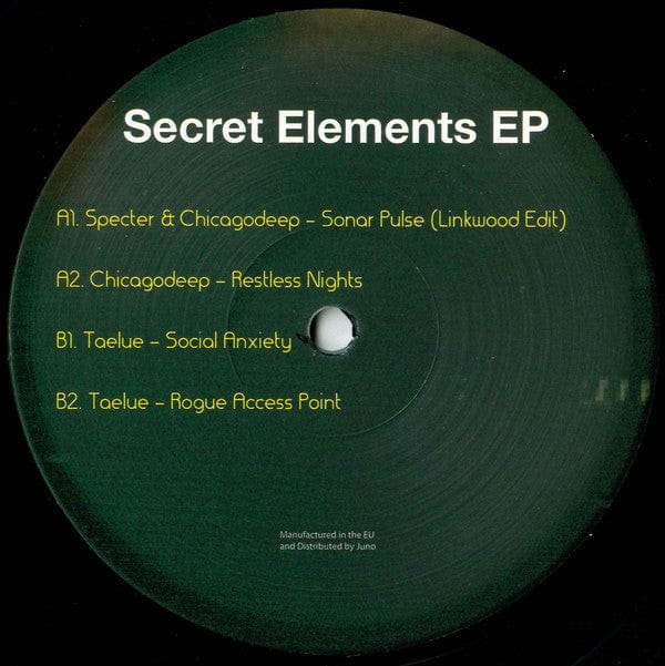 Various - Secret Elements EP (12") Perpetual Rhythms Vinyl