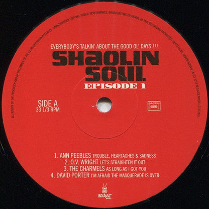Various - Shaolin Soul (Episode 1) (2xLP) Because Music Vinyl 5060525433566