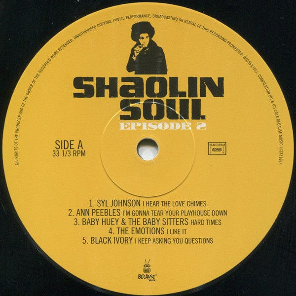 Various - Shaolin Soul (Episode 2) (2xLP) Because Music Vinyl 5060525433573