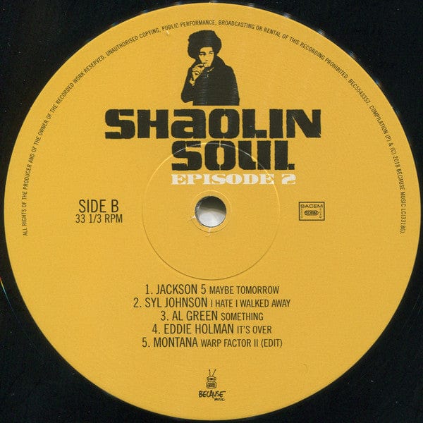 Various - Shaolin Soul (Episode 2) (2xLP) Because Music Vinyl 5060525433573