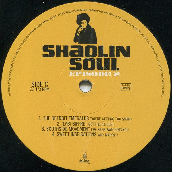 Various - Shaolin Soul (Episode 2) (2xLP) Because Music Vinyl 5060525433573