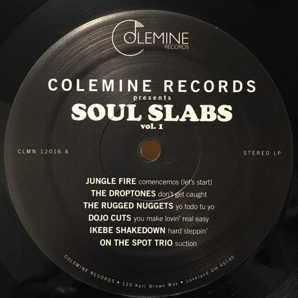 Various - Soul Slabs Vol. 1 (2xLP) Colemine Records Vinyl 659123080057