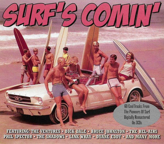 Various - Surf's Comin' (3xCD) Not Now Music CD 5060143490651