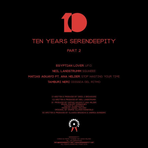 Various - Ten Years Serendeepity Part 2 (12") Serendeepity Vinyl