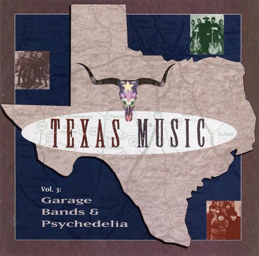Various - Texas Music Vol. 3: Garage Bands & Psychedelia (CD) Rhino Records (2) CD 081227178321