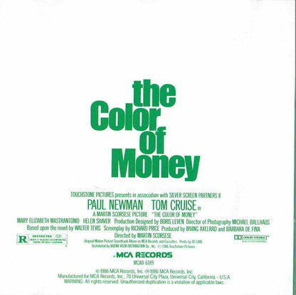 Various - The Color Of Money - The Original Motion Picture Soundtrack (CD) MCA Records CD 076732618929