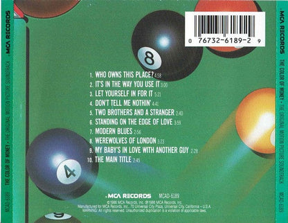 Various - The Color Of Money - The Original Motion Picture Soundtrack (CD) MCA Records CD 076732618929