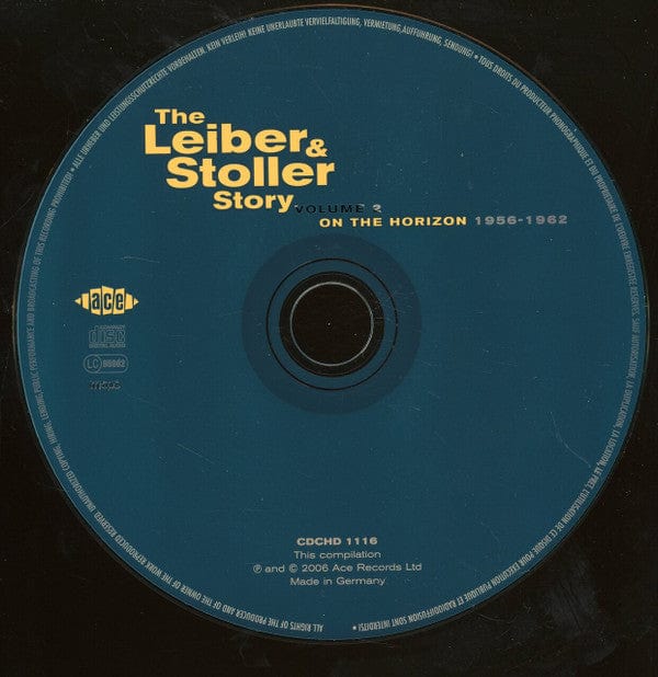 Various - The Leiber & Stoller Story, Volume 2: On The Horizon - 1956-1962 (CD) Ace CD 029667020527