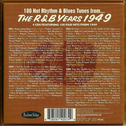 Various - The R&B Years 1949 (4xCD) Boulevard Vintage CD 828291400749