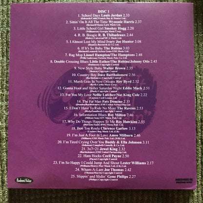Various – The R&B Years 1950 (4xCD, Boulevard Vintage, 2004) Back Cover