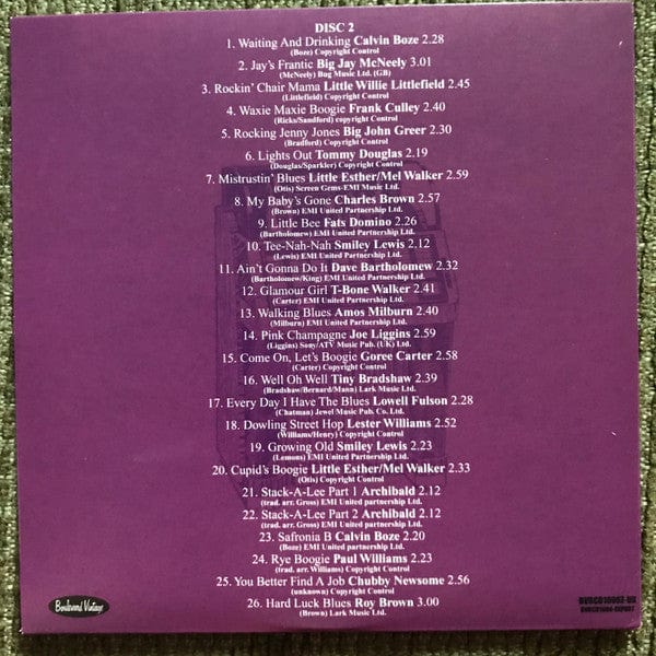 Various – The R&B Years 1950 (4xCD, Boulevard Vintage, 2004) Image 3