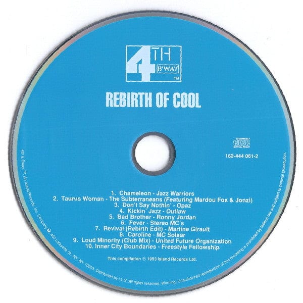 Various - The Rebirth Of Cool (CD) 4th & Broadway CD 016244406126