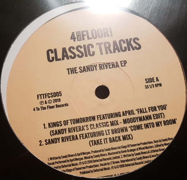 Various - The Sandy Rivera EP on 4 To The Floor (2) at Further Records