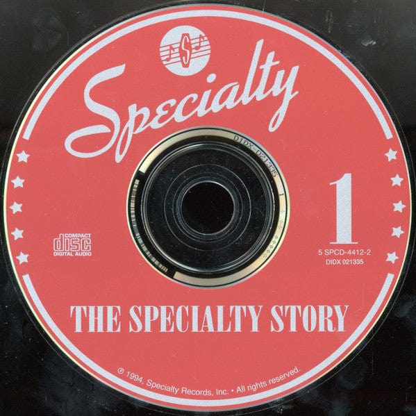 Various - The Specialty Story (5xCD) Specialty CD 02221144122