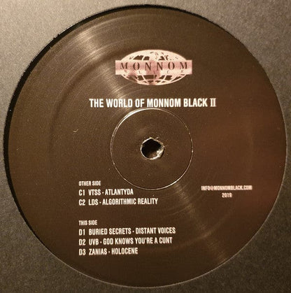 Various - The World Of Monnom Black II (3x12", Comp) Monnom Black