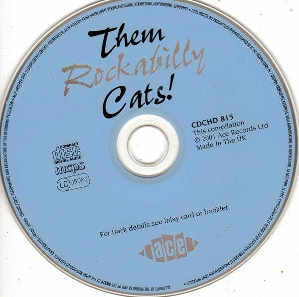 Various - Them Rockabilly Cats! (CD) Ace CD 029667181525