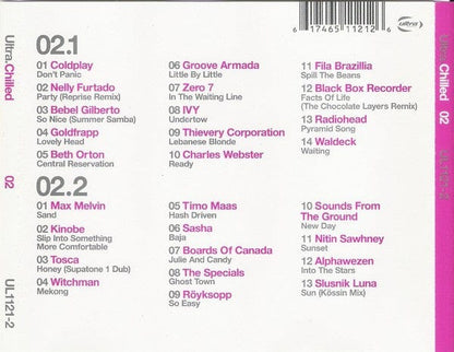 Various - Ultra. Chilled 02 (2xCD) Ultra Records CD 617465112126