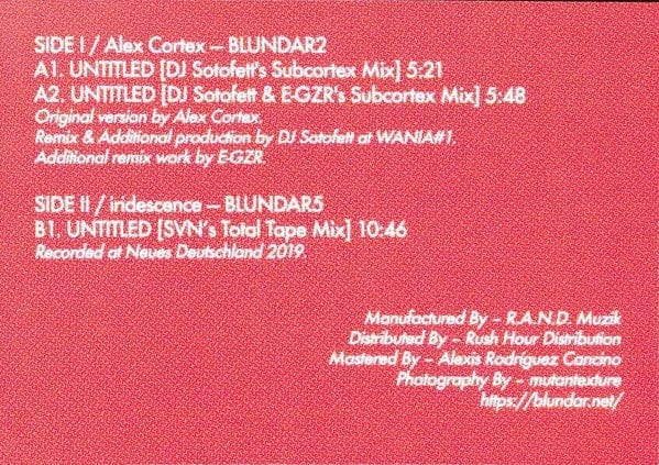 Various - Untitled (12") blundar Vinyl