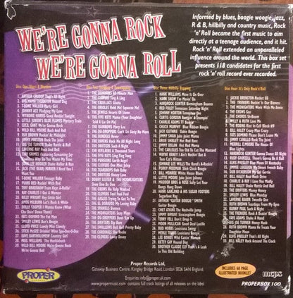 Various - We're Gonna Rock, We're Gonna Roll (4xCD) Proper Records (2) CD 805520021005