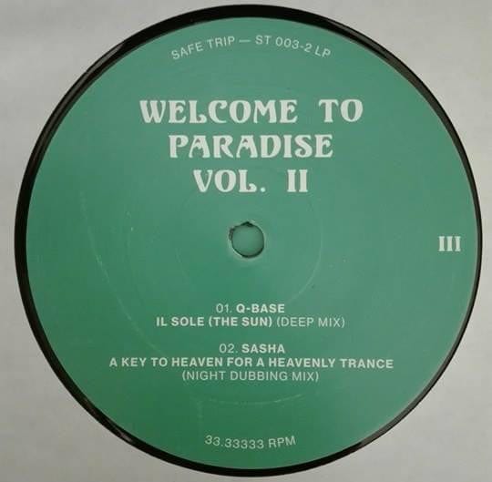 Various - Welcome To Paradise Vol. II: Italian Dream House 89-93 (2xLP) Safe Trip Vinyl