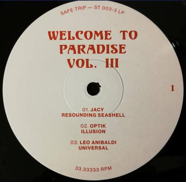 Various - Welcome To Paradise Vol. III: Italian Dream House 90-94 (2xLP) Safe Trip Vinyl