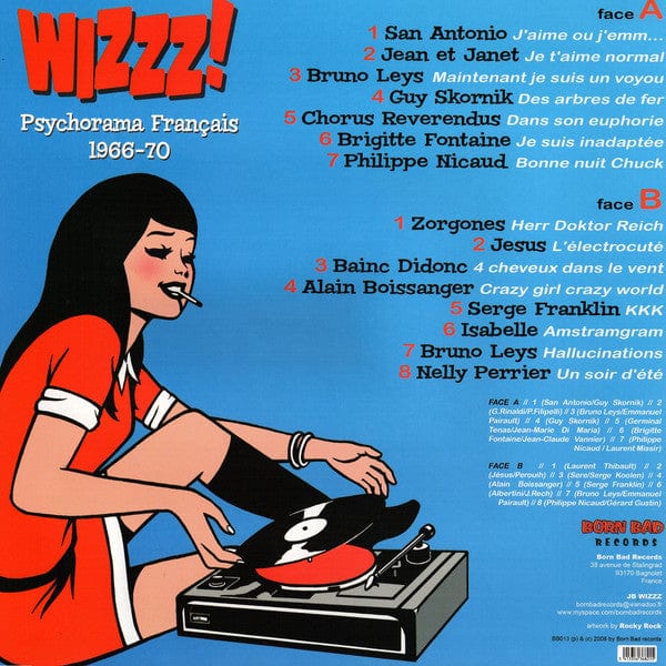 Various - Wizzz! Volume 2 (LP) Born Bad Records Vinyl 5413356368215