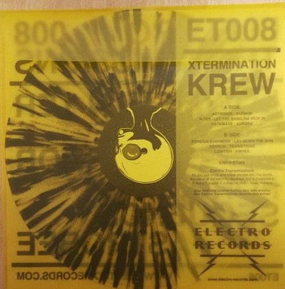 Various - Xtermination Krew (12") Electro Records (2) Vinyl
