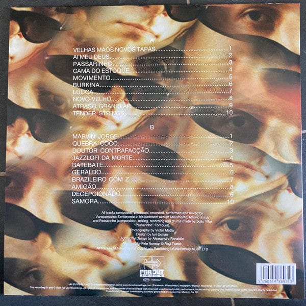 Vasconcelos Sentimento - Furto (LP) Far Out Recordings Vinyl