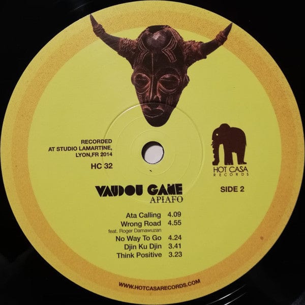Vaudou Game - Apiafo (LP) Hot Casa Records Vinyl 3760179352887