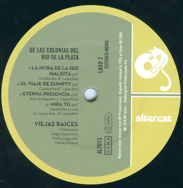 Viejas Raices - De Las Colonias Del Río De La Plata (LP)