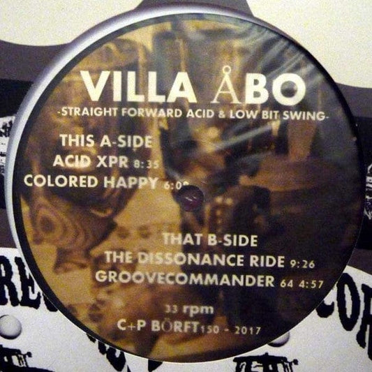 Villa Åbo - Straight Forward Acid And Low Bit Swing (12") Börft Records Vinyl
