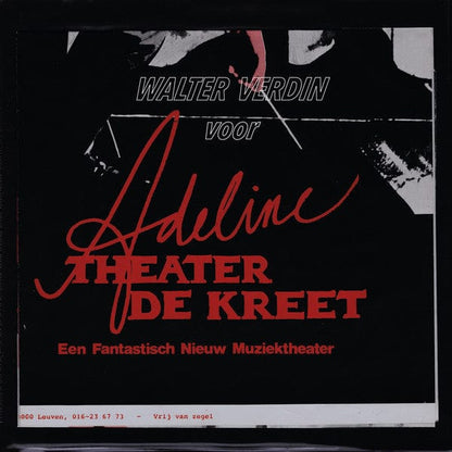 Walter Verdin - Voor Adeline "Een Fantastisch Nieuw Muziektheater" (LP, Comp) STROOM 〰