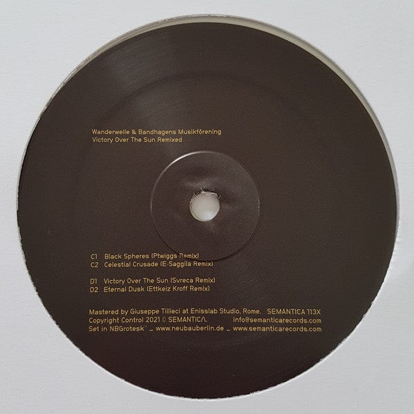 Wanderwelle & Bandhagens Musikförening - Victory Over The Sun Remixed (2x12", Album, Ltd, RE, Cle) on Semantica Records at Further Records