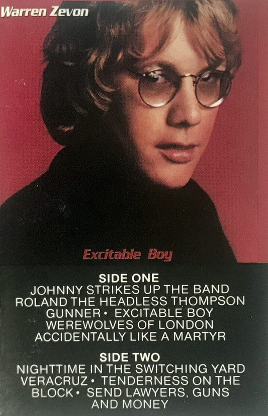 Warren Zevon – Excitable Boy (Cassette, Asylum Records, 1978) Front Cover
