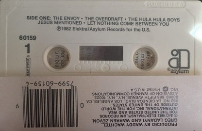 Warren Zevon – The Envoy (Cassette, Asylum Records, 1982) Back Cover