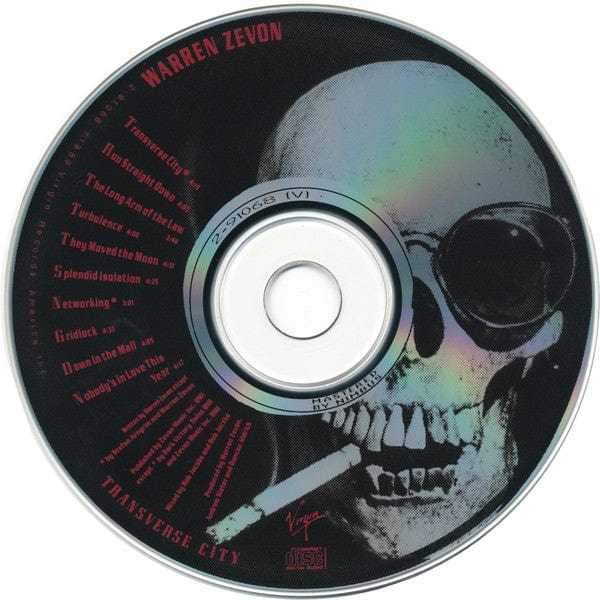 Warren Zevon - Transverse City (CD) Virgin America CD 075679106827