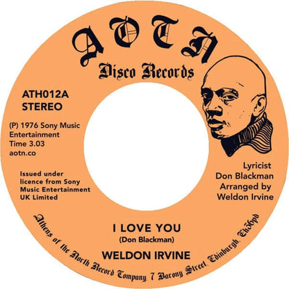 Weldon Irvine - I Love You / What's Going On? (7", Ltd) Athens Of The North