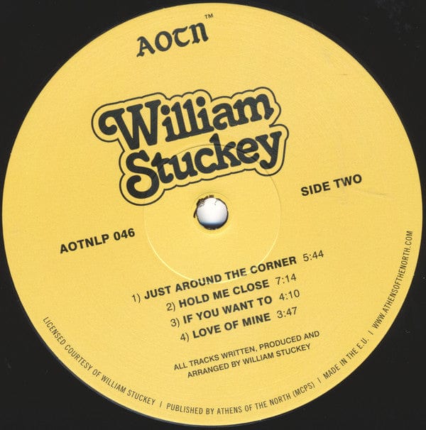 William Stuckey - Love Of Mine (LP) Athens Of The North Vinyl 5050580749092