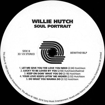 Willie Hutch – Soul Portrait (LP, 180g, Be With Records, 2016) Image 4