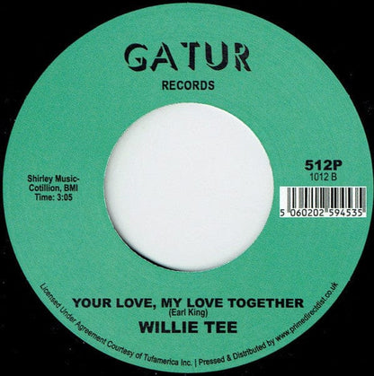 Willie Tee - Teasing You Again (7", RE, RM) Gatur Records