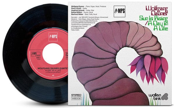 Wolfgang Dauner Quintet - Sun Is Rising / A Day In The Life (7") MPS Records,WallenBink Vinyl