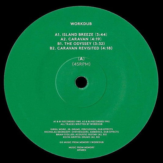 Workdub – Workdub (12", Music From Memory, 2016) Front Cover