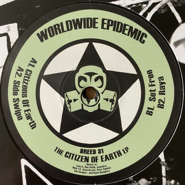 Worldwide Epidemic - Citizens Of Earth EP (12") Knitebreed Vinyl