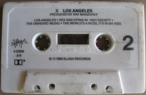X (5) - Los Angeles on Slash,Slash at Further Records