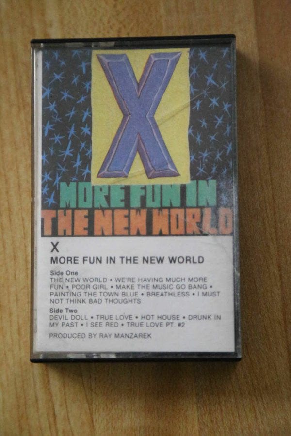 X (5) - More Fun In The New World (Cassette) Elektra Cassette 07559602834
