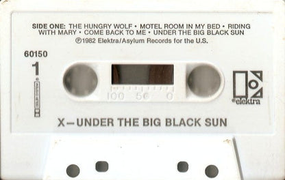 X (5) - Under The Big Black Sun (Cassette) Elektra,Elektra Cassette 075996015048