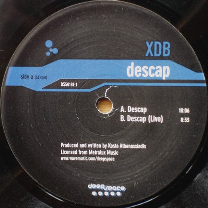 XDB - Descap (12") Deep Space Media Vinyl