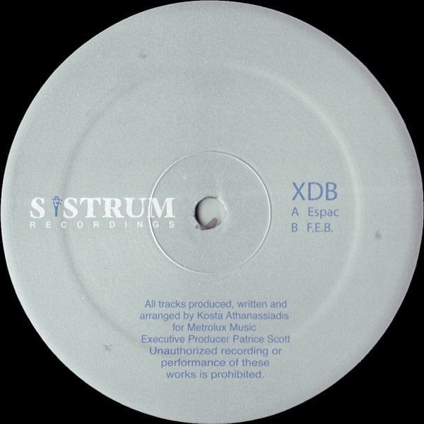 XDB - Espac (12") Sistrum Recordings Vinyl